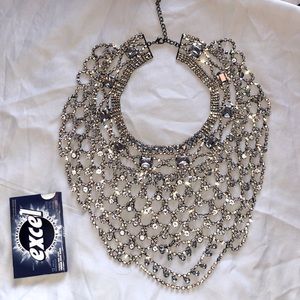 Costume jewelry diamond collar